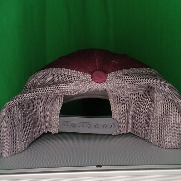 Deschutes Brewery Hat Cap Adult One Size Maroon Snapback Trucker Beer Logo - Picture 5 of 6